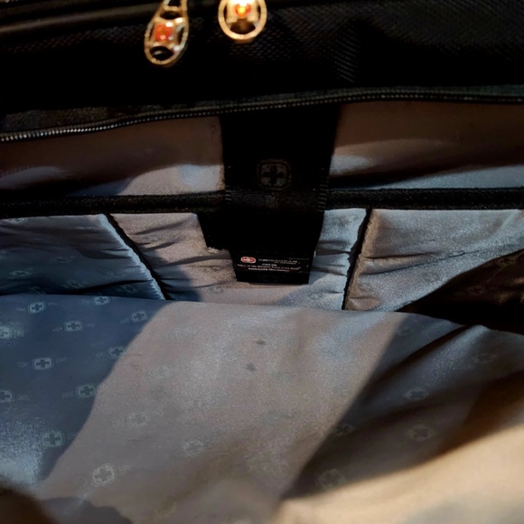 SWISSWEAR Black and Grey Laptop Bag - Picture 5 of 10